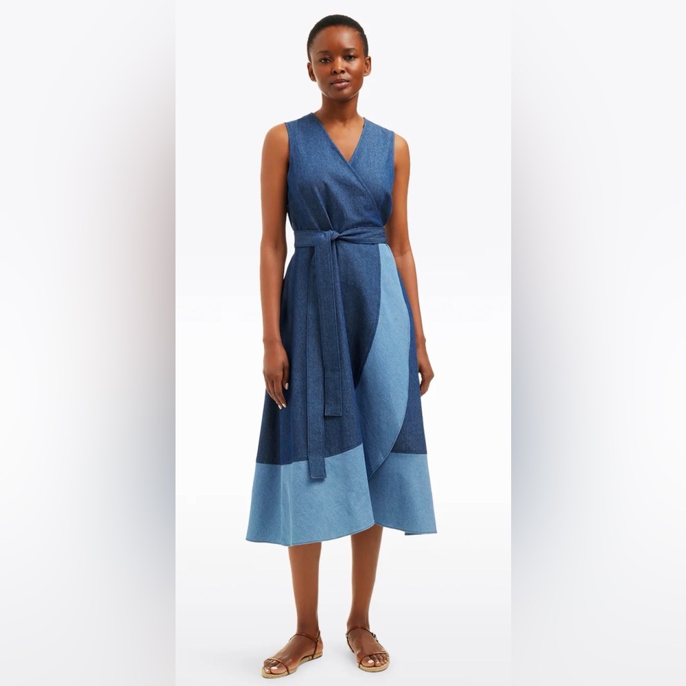 Draper James Denim wrap Dress